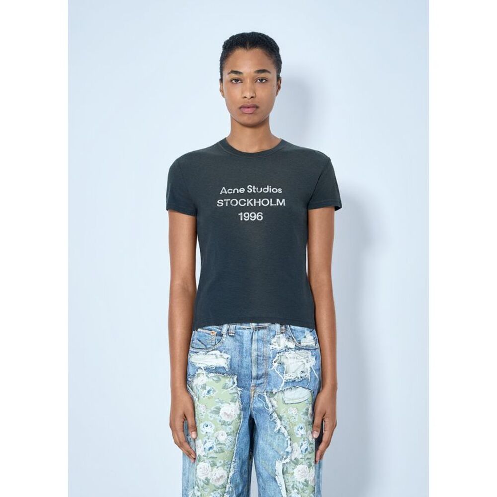 Acne Studios Women Fitted Logo T-Shirt